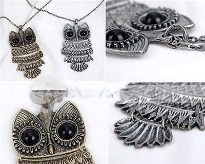 PROMOÇÃO!!! Colar de coruja vintage importado